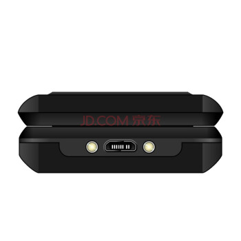 中兴（ZTE）L588 移动/联通2G 翻盖老人手机 黑色