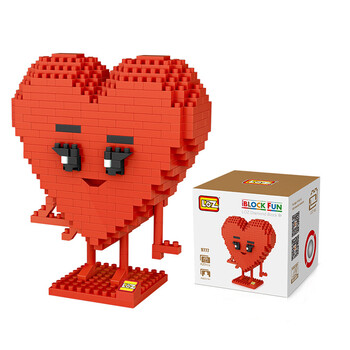 loz小颗粒积木儿童拼装玩具女孩积木 成年人微颗粒小熊拼插玩具男孩