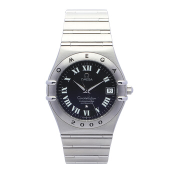 650110次出价95新欧米茄海马系列自动机械杰钢克马优限量款腕表06