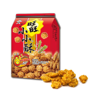 旺旺 小小酥 休闲膨化 零食 黑胡椒味 200g