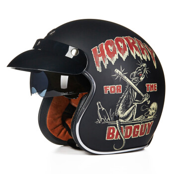 TORC摩托车头盔机车太子盔半盔哈雷复古头盔