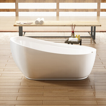 欧凯伦(okalen)成人浴缸亚克力独立式泡泡浴缸1.5米-1.