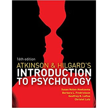 Atkinson & Hilgard's Introduction to Psychology《阿特金森心理学导论 》