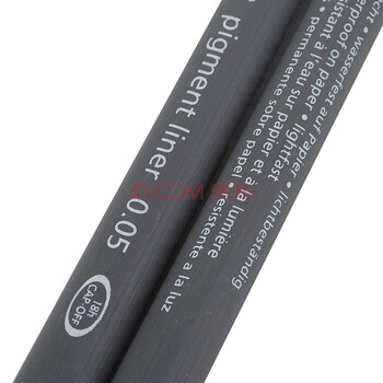 施德楼（STAEDTLER）针管笔勾线笔 0.05mm纤维头耐擦防水直液签字笔 美术绘图描线速干笔 2支装308005-9