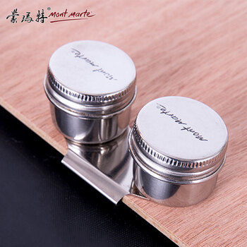 蒙玛特(Mont Marte)美术油壶 油画颜料绘画工具调色油不锈钢双孔容器 可夹画画带盖调色器皿MAPL0004 速写 马克笔绘画 蒙玛特(Mont Marte)美术油壶 油画颜料绘画工具调色油不锈钢双孔容器 可夹画画带盖调色器皿MAPL0004 速写 马克笔绘画