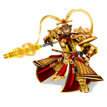 美猴王齐天大圣孙悟空拼装积木高人仔偶机甲生日礼物玩具 美猴王【孙