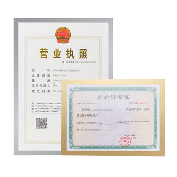 金隆兴 营业执照框A4 磁性展示贴 营业执照副本保护套公告栏贴纸 9329 银色
