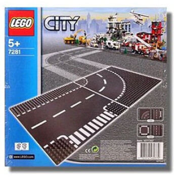 乐高lego City 城市系列路口底板 路板7281弯道和丁字路口底板 图片价格品牌报价 京东