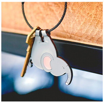 合金钥匙扣钥匙环钥匙圈韩国可爱创意包包挂件 大象 哎呦二代钥匙扣