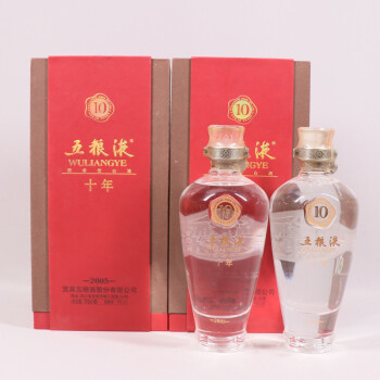 500ml 2瓶【88】(名酒收藏)06拍賣已結束劍南春 約2005-2008年 52度