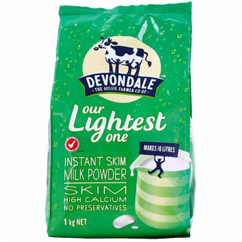 限地区：Devondale 德运 高钙脱脂成人牛奶粉 1kg