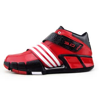 阿迪达斯adidas pilrahna iii麦迪t-mac 22连胜篮球鞋 d69563黑红火箭