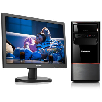 联想（Lenovo） 家悦H430 台式电脑 （G1620 4G 500G 1G独显 千兆网卡 DVD Win8）20英寸