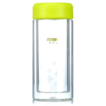 哈尔斯（HAERS） 套装水杯 青彩240ml+550ml双层耐热玻璃+健康PC水杯组合户外办公系列套装 HTZ-054