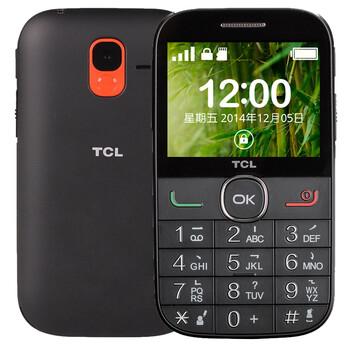 
                                        TCL 121  移动联通2G老人手机   双卡双待 黑色                