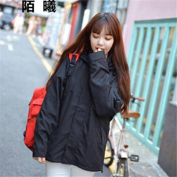 
                                        陌曦韩版牛仔夹克外套女 图片色 M                