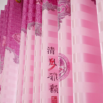 夏络诗 窗帘成品定制 半遮光窗帘布 客厅卧室飘窗儿童房百搭 窗帘成品特价 宽150cm*高270cm一片-打孔(可改高)