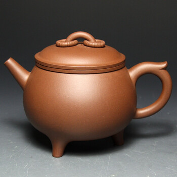 紫砂名家 陈富强【三足鼎】底槽清 375cc