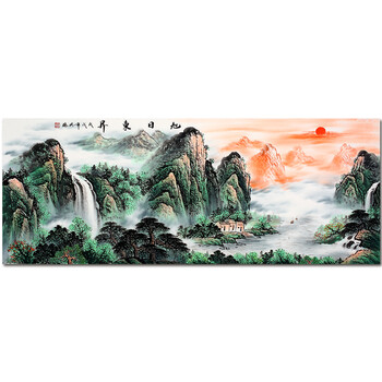 4米巨幅珍品  山水画大师