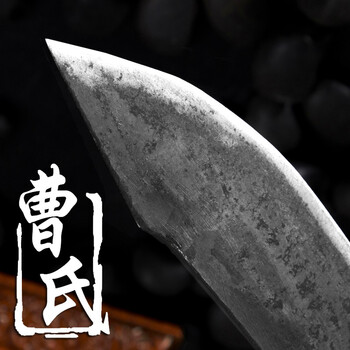 曹家刀 剥皮刀剔骨刀杀猪尖刀水果刀 手工锻打夹钢刀具