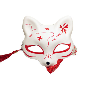 小狐狸面具 猫面具 阴阳师 猫咪老师 可爱面具 狐妖猫脸面具 小狐狸