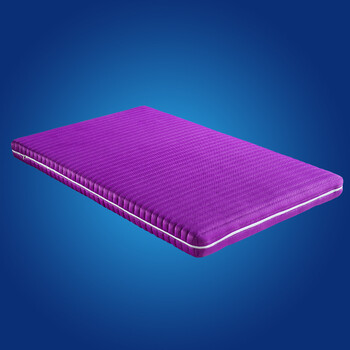 棕垫 3d面料循环透气 儿童床垫 静音弹簧床垫 席梦思床垫 紫色-14cm