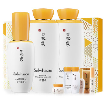 Sulwhasoo 雪花秀 明星肌本套(水125ml+乳125ml+精华60ml+赠品6件）（礼盒包装随机发放）