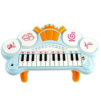 一点 儿童多功能电子琴玩具早教音乐琴 男女孩卡通电动小钢琴早教玩具