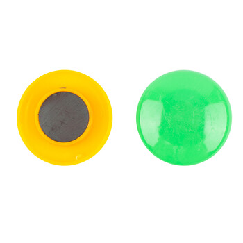 晨光(M&G)Φ28mm强磁粒磁钉 会议白板专用磁扣 办公教学写字板 彩色磁贴吸铁石 48粒装ASC99398 晨光(M&G)Φ28mm强磁粒磁钉 会议白板专用磁扣 办公教学写字板 彩色磁贴吸铁石 48粒装ASC99398