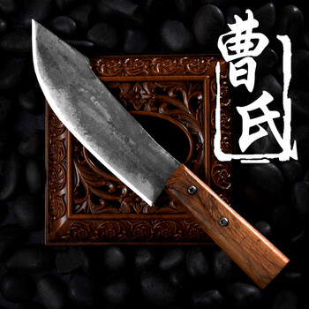 曹家刀 剥皮刀剔骨刀杀猪尖刀水果刀 手工锻打夹钢刀具