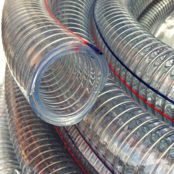 雅卉yahuipvc钢丝管透明软管塑料50加厚油管耐高温真空管水管内径20mm