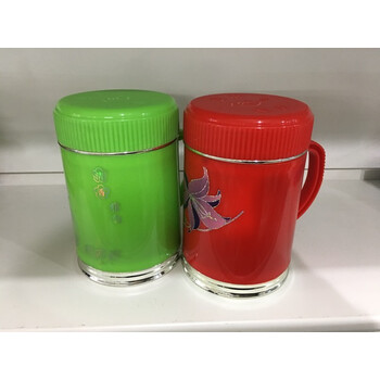 老式保温杯瓶胆式保温杯玻璃内胆水瓶内胆式保温杯老人怀旧杯 600ml