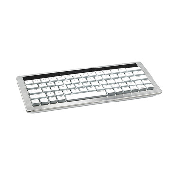 雷柏(rapoo) kx无线有线双模式办公机械键盘 台式电脑键盘 白色 青轴