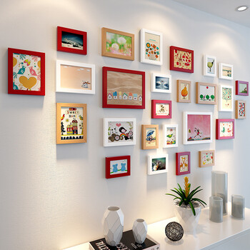相框挂墙连体相框批发摆台7寸5寸10寸创意儿童相片架画框组合拼图海报