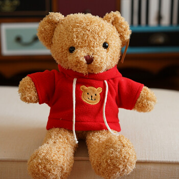 千思跃 毛衣泰迪熊小号公仔毛绒玩具熊抱抱熊布娃娃熊公仔女生生日