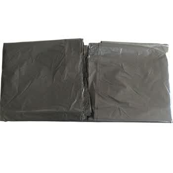 利得平口垃圾袋黑色80*100cm10只双面3.2丝大号加厚酒店物业袋晒被袋
