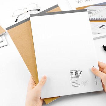 广博(GuangBo)A4/40张草稿本学生草稿纸演算本(空白本 方格本)2本装 GBR51015高中生学习神器