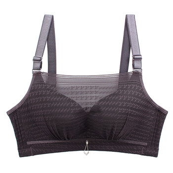 日本 五月当季新品上新 聚拢厚薄款抹胸性感夏内衣 摩卡黑 85b