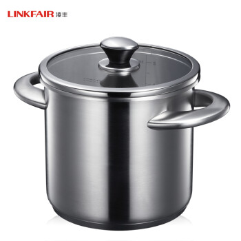 凌丰厨具不锈钢高压锅具20cm5L压力锅明火燃气电磁炉通用包邮