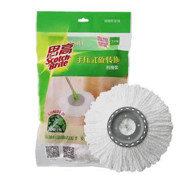 3m 思高t1 T2 T4 T0手压式旋转拖把好神拖替换装拖把头墩布头一包装 图片价格品牌报价 京东