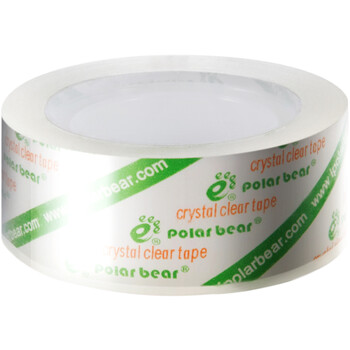 北极熊(Polar bear)高透明文具胶带高粘小胶带学生错题整理学习办公用品18mm*18m(宽型)8卷装CC-188 北极熊(Polar bear)高透明文具胶带高粘小胶带学生错题整理学习办公用品18mm*18m(宽型)8卷装CC-188