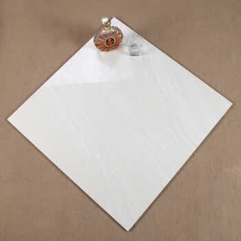 抛光砖客厅地面简约地砖80x80室内防滑家用地板砖全瓷白聚晶瓷砖 白色