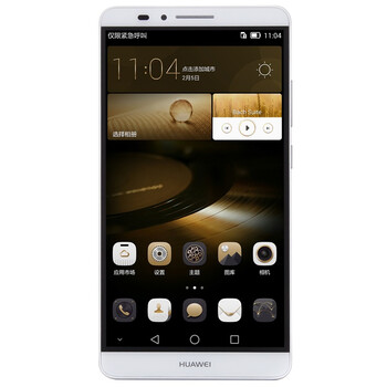 华为 Mate7 月光银 移动联通4G手机 双卡双待