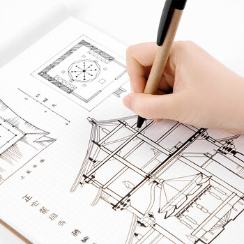 广博(GuangBo)A4/40张草稿本学生草稿纸演算本(空白本 方格本)2本装 GBR51015高中生学习神器