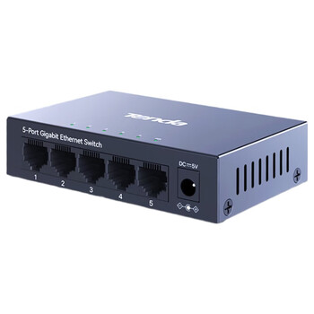 Tenda腾达5口千兆交换机 网络扩展器网线分线器一分四 4口家用监控交换器分流器HUB集线器 钢壳TEG1005D Tenda腾达5口千兆交换机 网络扩展器网线分线器一分四 4口家用监控交换器分流器HUB集线器 钢壳TEG1005D