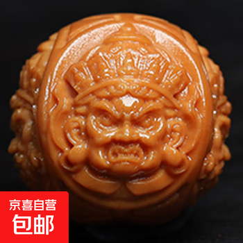 桃核雕刻四大天王价格报价行情- 京东