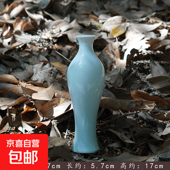青釉瓷瓶- 京东