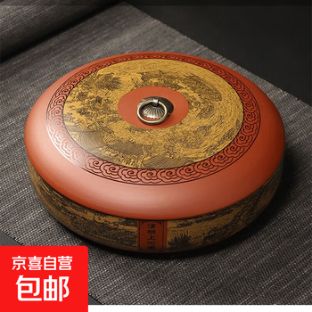 清時代 粉彩 茶葉罐 清時代 粉彩 茶葉罐 清時代 粉彩 茶葉罐（景德镇宝蕴阁