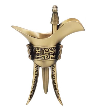 青銅器　三足　爵杯　酒器　中国美術　古玩　骨董 青銅器 三足 酒樽 中国古董品 青銅器 三足 爵杯 酒器 中国美術