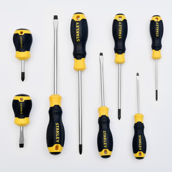 史丹利8件B系列胶柄一十字螺丝批